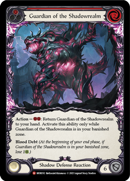 Guardian of the Shadowrealm 1st Edition (FOIL)