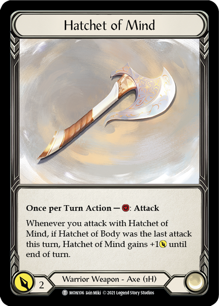 Hatchet of Mind - Spectral Shield - 1st Edition