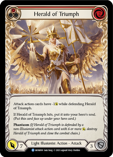Herald of Triumph (Red)  1st Edition (FOIL)