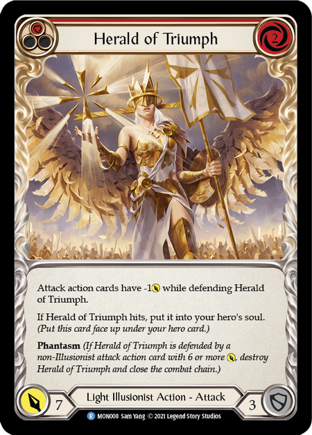 Herald of Triumph (Red) 1st Edition (FOIL)