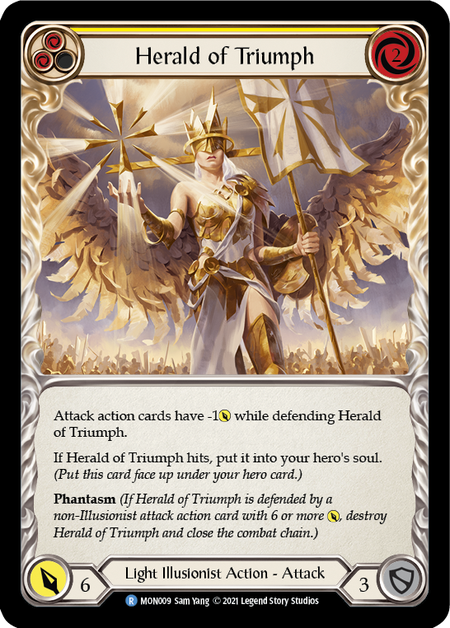 Herald of Triumph (Yellow)  1st Edition (FOIL)