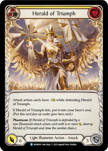 Herald of Triumph (Yellow) 1st Edition (FOIL)