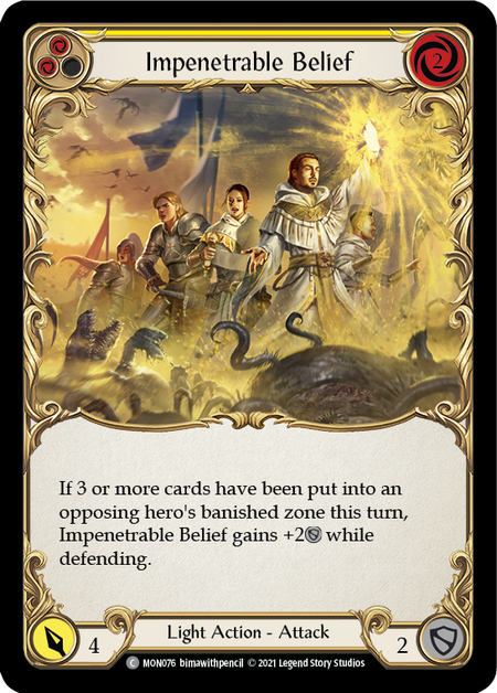Impenetrable Belief (Yellow)  1st Edition (FOIL)