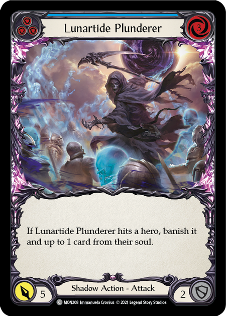 Lunartide Plunderer (Blue)  1st Edition (FOIL)