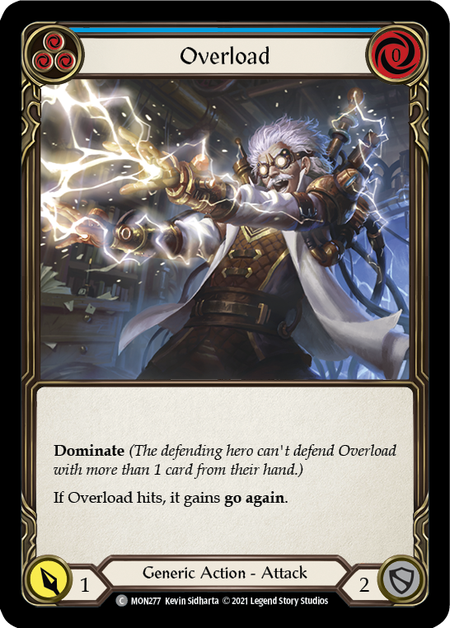 Overload (Blue) 1st Edition (FOIL)