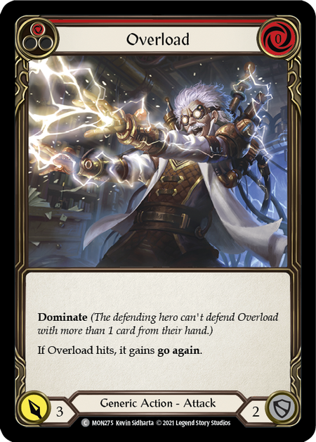 Overload (Red)  1st Edition (FOIL)