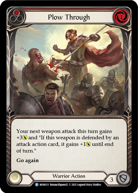 Plow Through (Red)  1st Edition (FOIL)