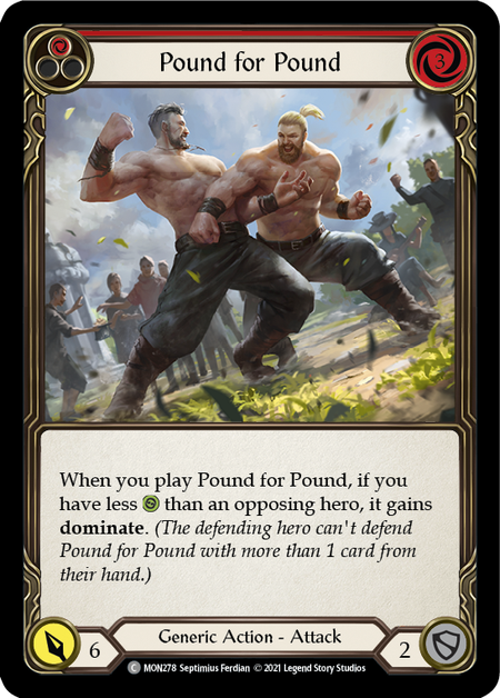 Pound for Pound (Red)  1st Edition (FOIL)