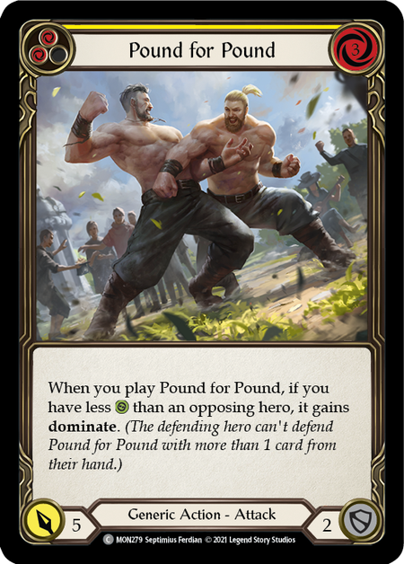 Pound for Pound (Yellow) - 1st Edition