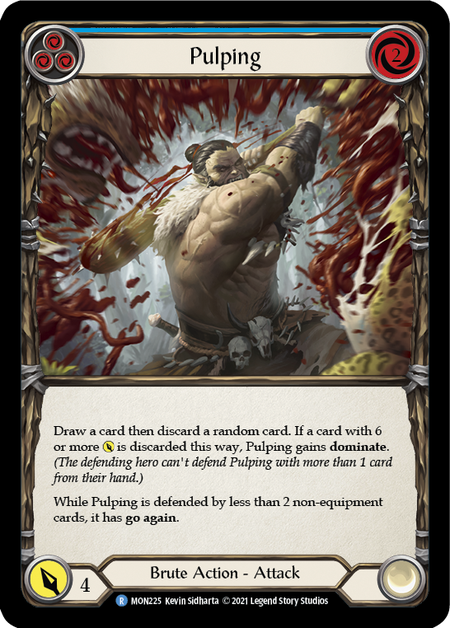 Pulping (Blue) 1st Edition (FOIL)