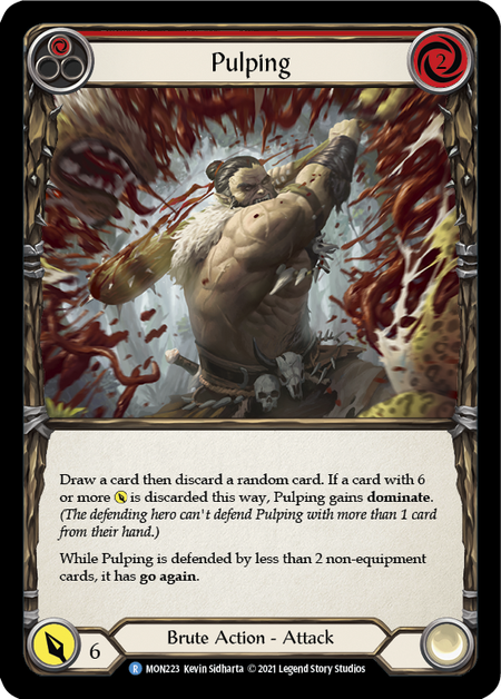 Pulping (Red) 1st Edition (FOIL)