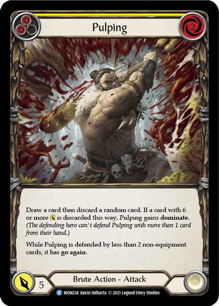 Pulping (Yellow)  1st Edition (FOIL)