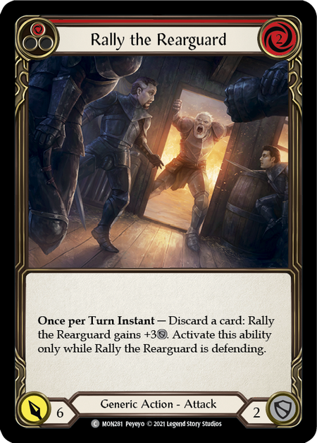 Rally the Rearguard (Red)  1st Edition (FOIL)