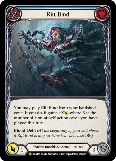 Rift Bind (Blue) 1st Edition (FOIL)