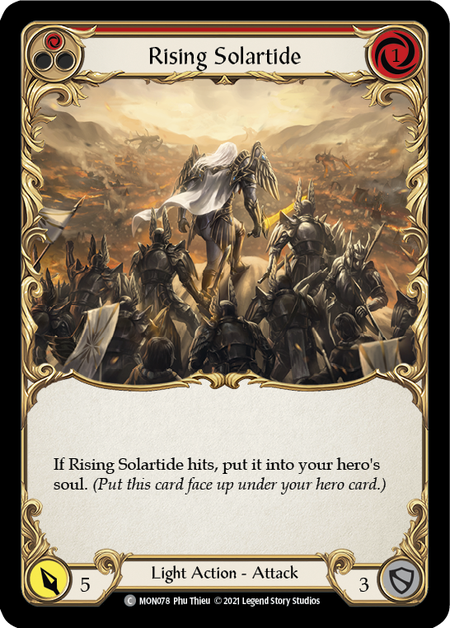 Rising Solartide (Red) 1st Edition (FOIL)