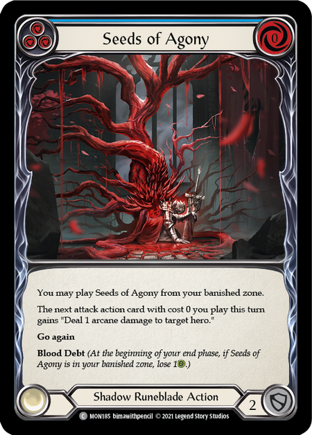 Seeds of Agony (Blue)  1st Edition (FOIL)