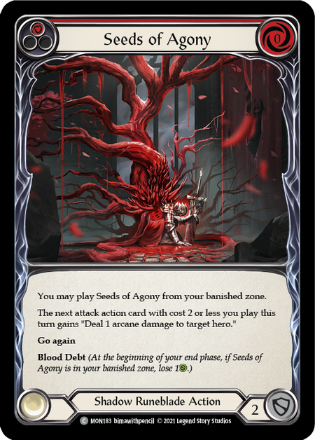 Seeds of Agony (Red)  1st Edition (FOIL)