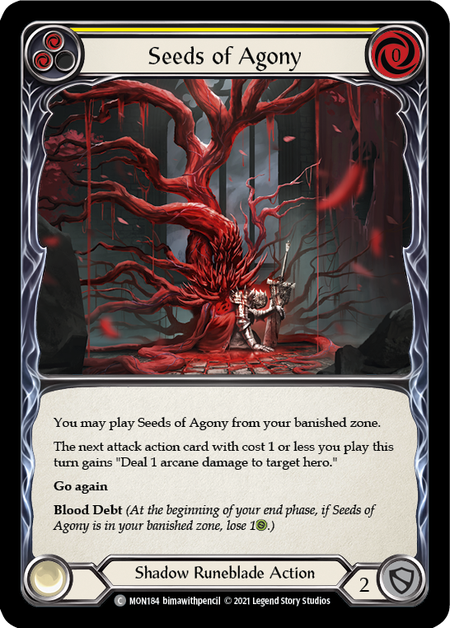 Seeds of Agony (Yellow) - 1st Edition
