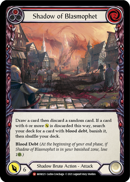 Shadow of Blasmophet 1st Edition (FOIL)