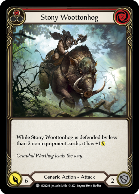 Stony Wootenhog (Red) - 1st Edition