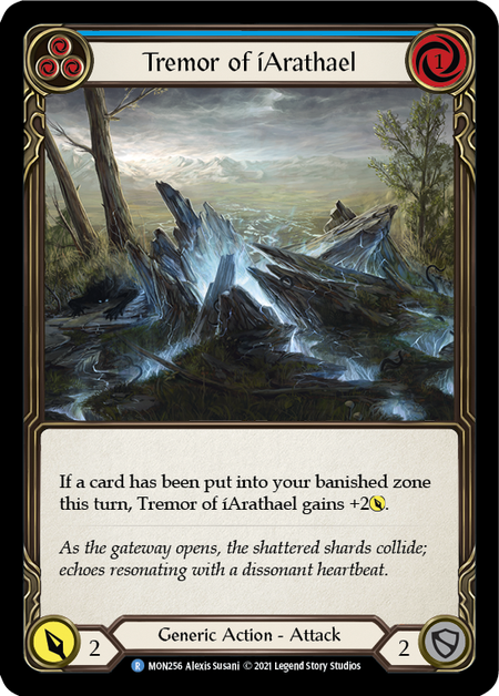 Tremor of iArathael (Blue) 1st Edition (FOIL)