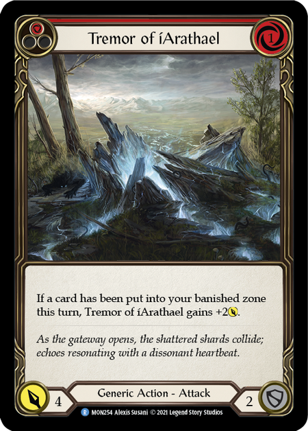 Tremor of iArathael (Red) 1st Edition (FOIL)