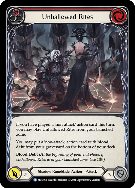 Unhallowed Rites (Red) - 1st Edition