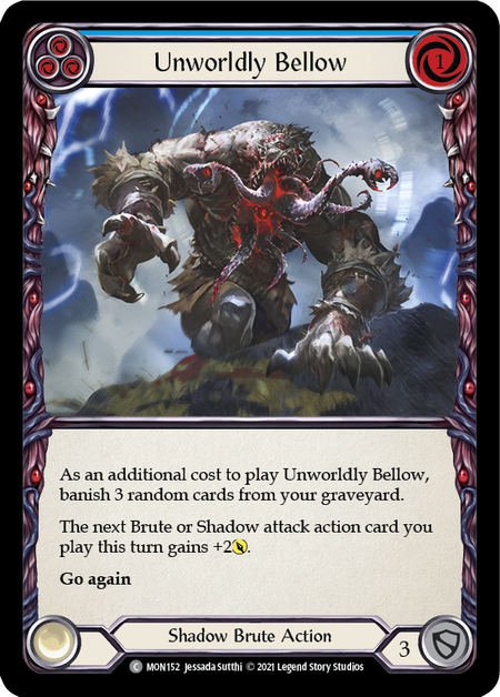 Unworldly Bellow (Blue) 1st Edition (FOIL)