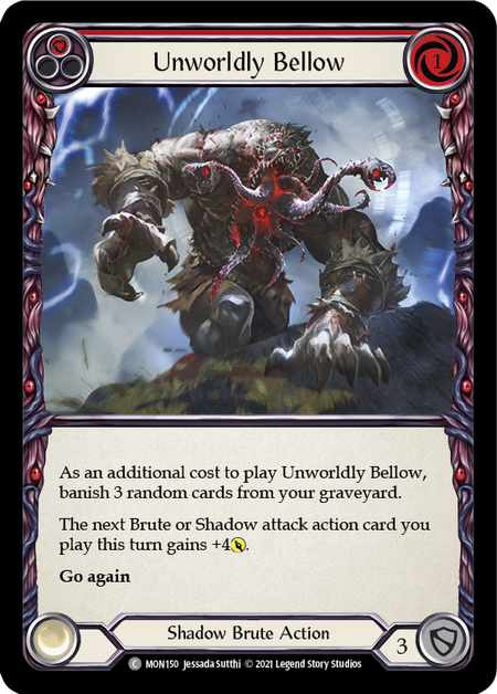 Unworldly Bellow (Red)  1st Edition (FOIL)