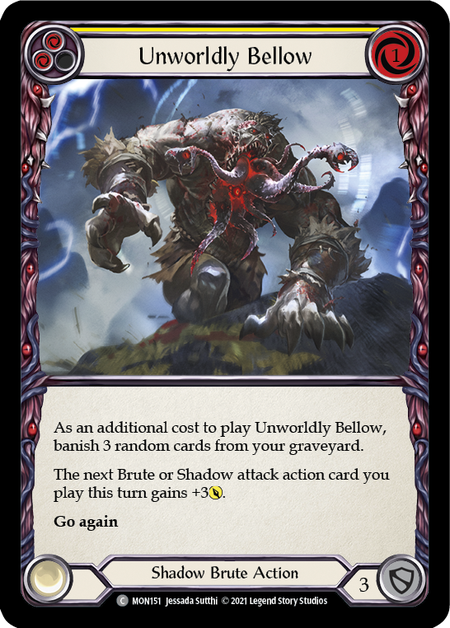 Unworldly Bellow (Yellow) 1st Edition (FOIL)