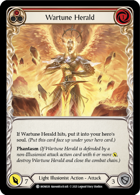 Wartune Herald (Red)  1st Edition (FOIL)