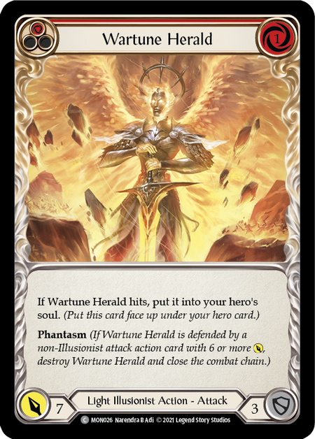 Wartune Herald (Red) 1st Edition (FOIL)