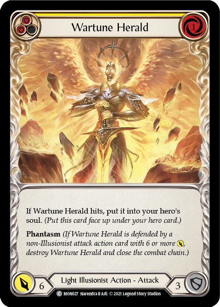 Wartune Herald (Yellow)  1st Edition (FOIL)