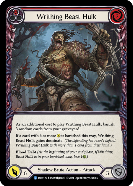 Writhing Beast Hulk (Red) - 1st Edition