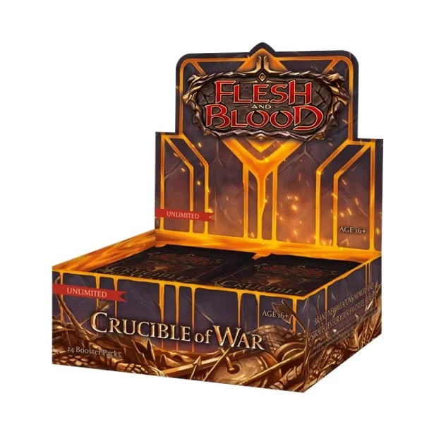 Flesh & Blood - Crucible of War Booster Box - Unlimited Edition