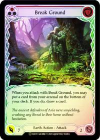 flesh and blood tales of aria break ground red toa foil