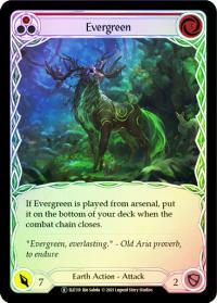 flesh and blood tales of aria evergreen red toa foil