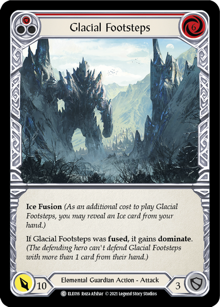 Glacial Footsteps (Red) - TOA