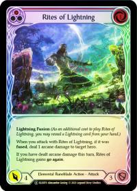 flesh and blood tales of aria rites of lightning red toa foil