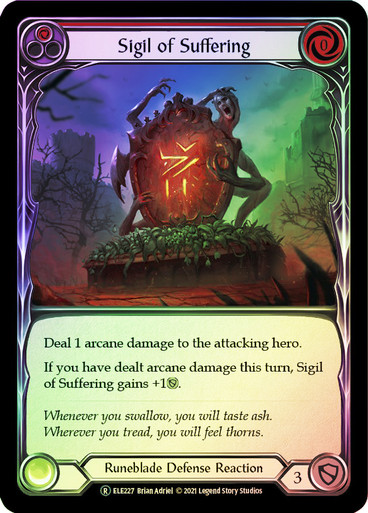 Sigil of Suffering (Red) - TOA - Foil