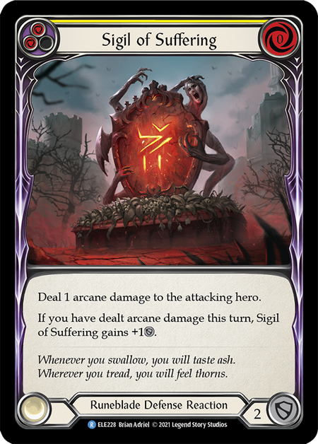 Sigil of Suffering (Yellow) - TOA