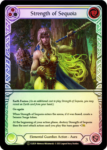 Strength of Sequoia (Yellow) - TOA - Foil