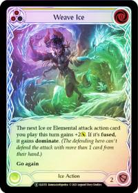 flesh and blood tales of aria weave ice yellow toa foil