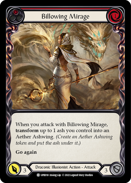 Billowing Mirage (Red) (Rainbow Foil)