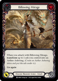 flesh and blood uprising billowing mirage red regular