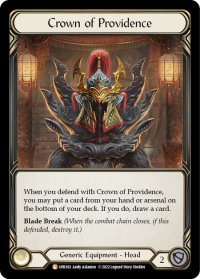 flesh and blood uprising crown of providence rainbow foil