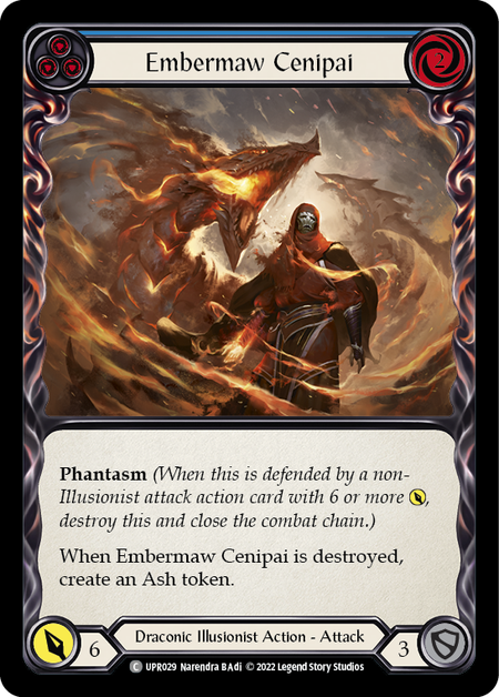 Embermaw Cenipai (Blue) (Rainbow Foil)