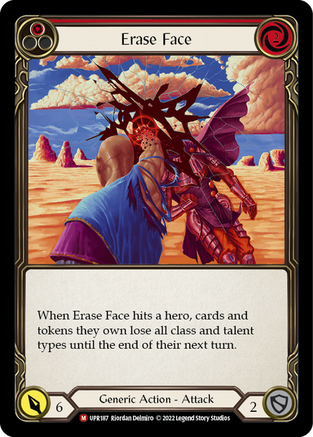 Erase Face (Rainbow Foil)