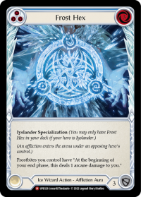 flesh and blood uprising frost hex rainbow foil