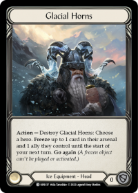 flesh and blood uprising glacial horns cold foil